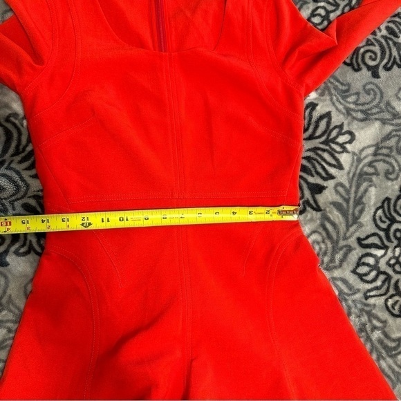 Diane von Furstenberg Paloma Scoop-Neck Flare Dress size 4 red - Picture 11 of 14